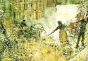 Carl Larsson troskningen USA oil painting artist